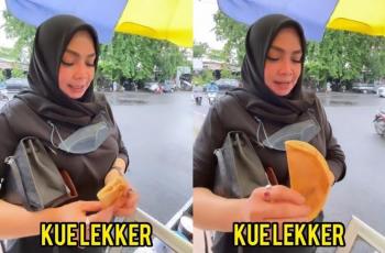 10 Potret Sederhana Mama Rieta Jajan di Kaki Lima, Anti Jaim!