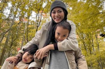 8 Potret Artis Single Parent Liburan bareng Anak, Rachel Vennya Santai Bawa Dua Anak ke Jepang