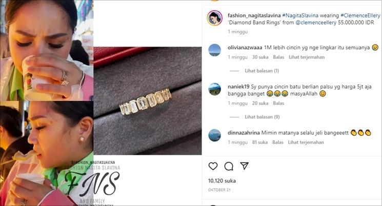 Barang Printilan Nagita Slavina yang Harganya Fantastis. (Instagram/@fashion_nagitaslavina)