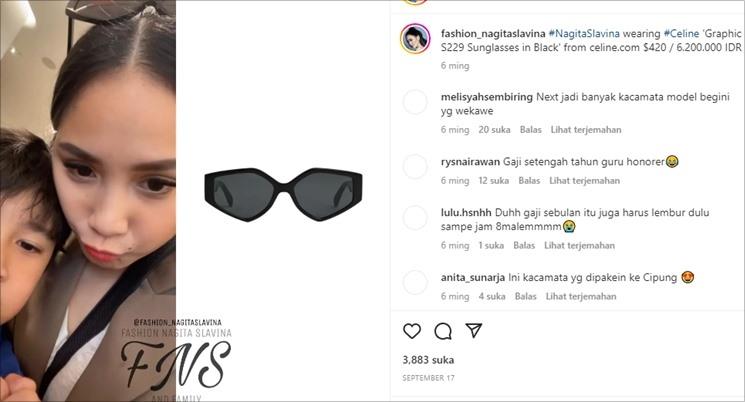 Barang Printilan Nagita Slavina yang Harganya Fantastis. (Instagram/@fashion_nagitaslavina)