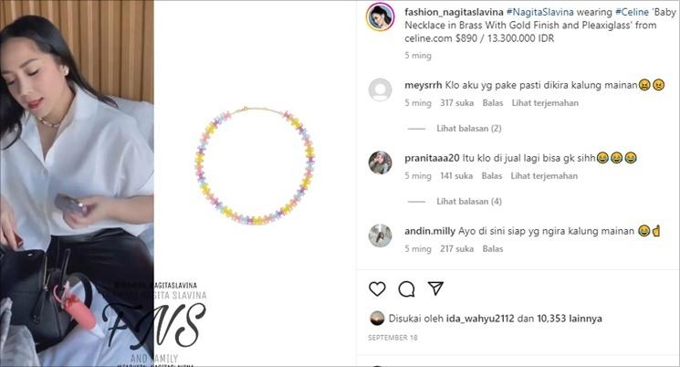 Barang Printilan Nagita Slavina yang Harganya Fantastis. (Instagram/@fashion_nagitaslavina)