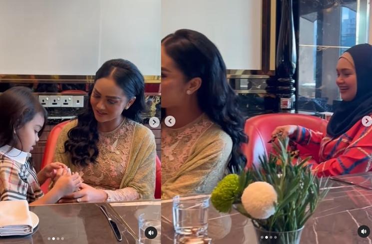 Momen akrab Krisdayanti dan Siti Nurhaliza (Instagram/@ctdk)