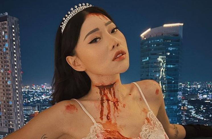 Potret Wendy Walters dalam Balutan Kostum Halloween. (Instagram/wendywalters)