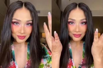 10 Momen Titi DJ Buka Wig, Kayak Rambut Asli!