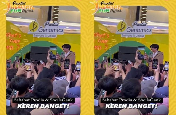 Momen Comeback Sheila On 7. (Instagram/prodia_lab)