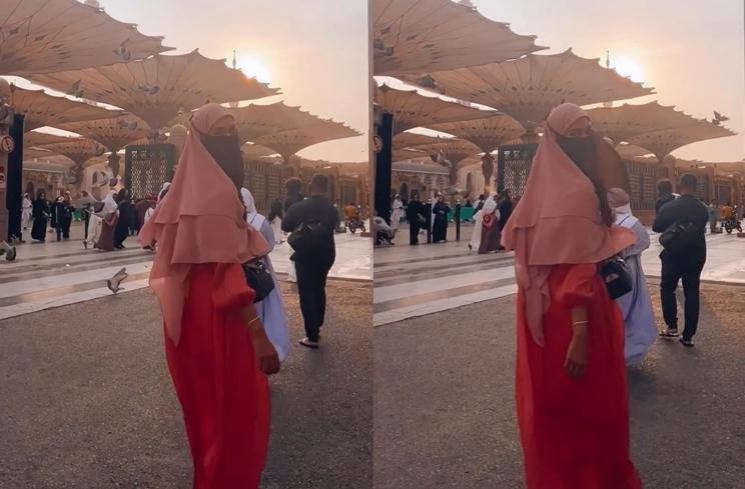 Momen Paula Verhoeven Umrah (instagram/@paula_verhoeven)