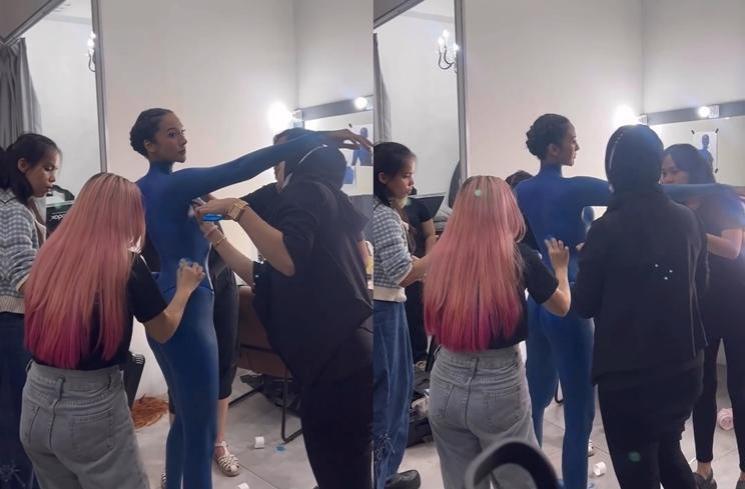 Potret Anya Geraldine Jadi Mystique (instagram/@anyageraldine)