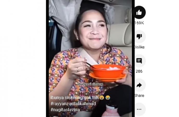 Nagita Slavina (Youtube/Melati Yasrin)