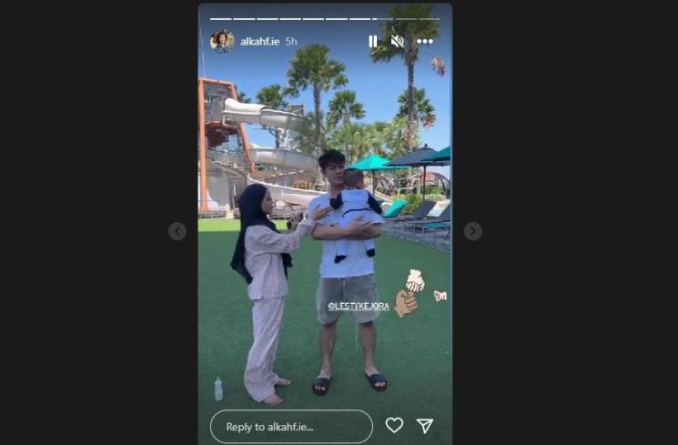Lesti Kejora dan Rizky Billar Makin Mesra. (Instagram/alkahf.ie)