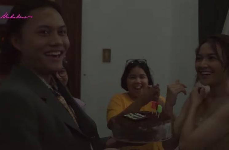 Potret Kejutan Anniversary Rizky Febian dan Mahalini (YouTube Mahalini)