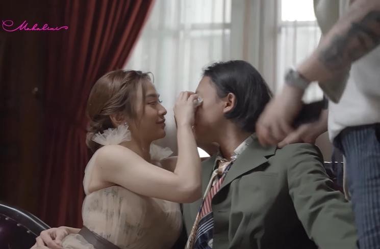 Potret Kejutan Anniversary Rizky Febian dan Mahalini (YouTube Mahalini)