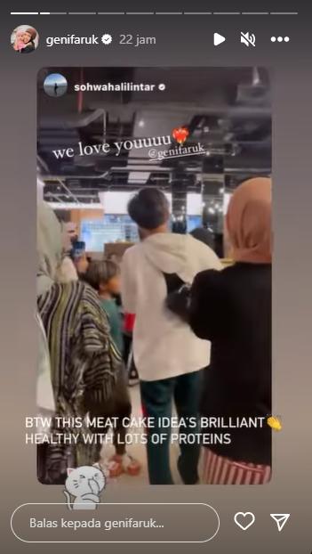Potret Ultah Ibu Gen Halilintar. (Instagram/genifaruk)