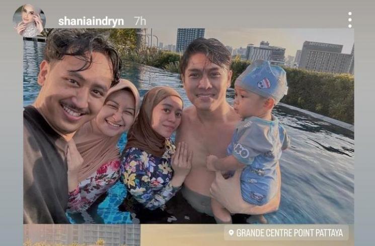 Momen Liburan Lesti Kejora dan Rizky Billar di Thailand (Instagram/shaniaindryn)