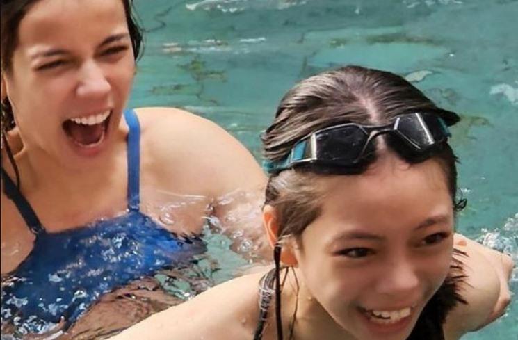 Potret Kompak Sabrina Chairunnisa dan Nada Tarina Putri. (Instagram/sabrinachairunnisa_)