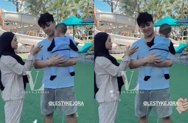 Potret Lesti Kejora dan Rizky Billar liburan di Pattaya (Instagram/@virus.leslar)