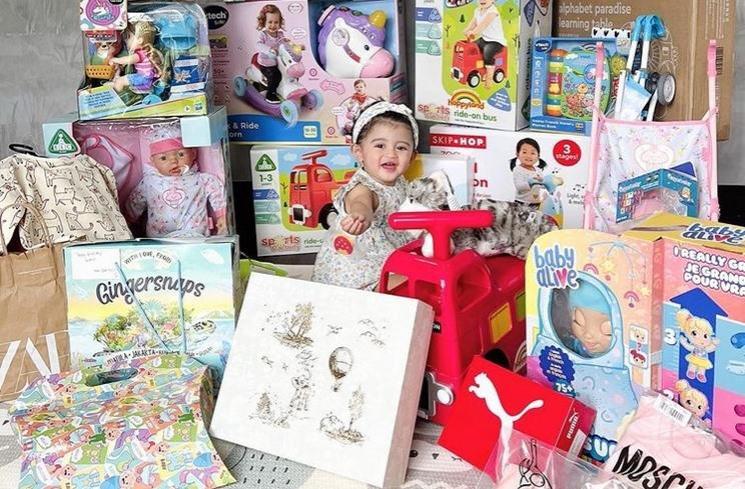 Potret Pesta Ulang tahun Guzel Anak Ali Syakieb. (Instagram/marginw)