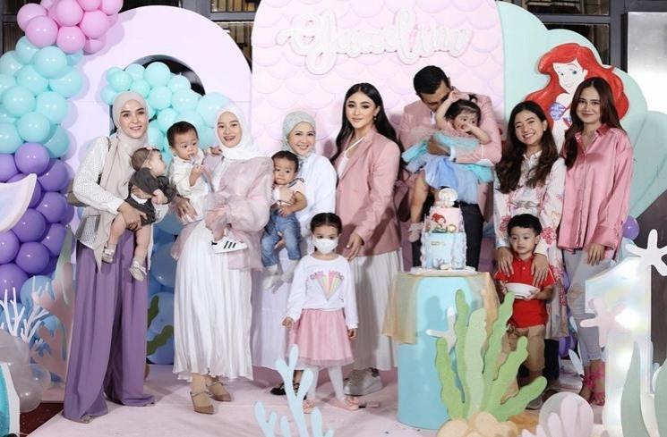 Potret Pesta Ulang tahun Guzel Anak Ali Syakieb. (Instagram/marginw)