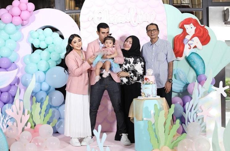 Potret Pesta Ulang tahun Guzel Anak Ali Syakieb. (Instagram/marginw)