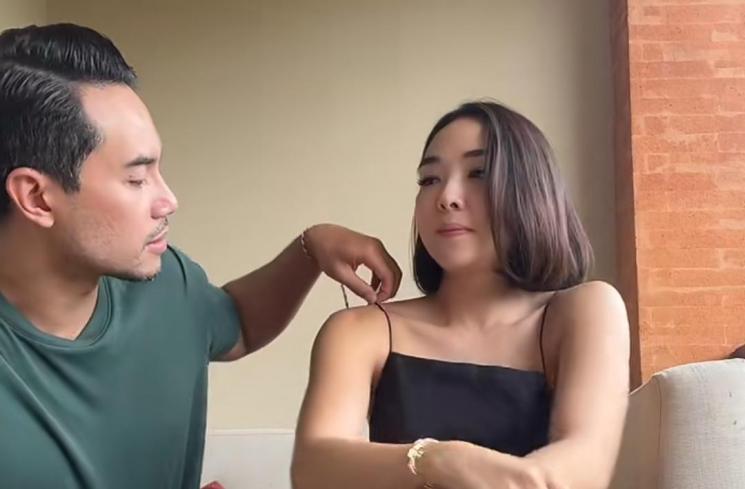 Gisella Anastasia dan Rino Soedarjo (TikTok/@gisel_laaa)
