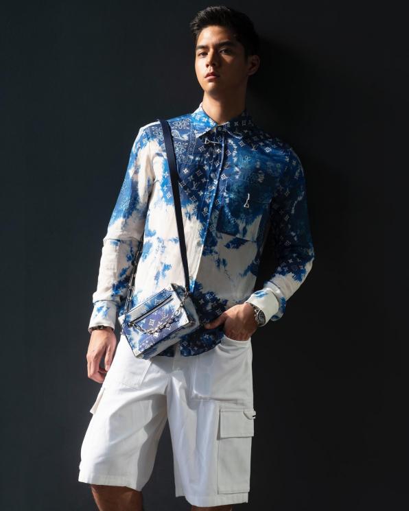 Potret Al Ghazali jadi model Louis Vuitton. (Instagram/@alghazali7)