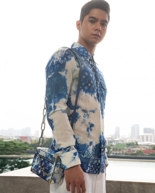Potret Al Ghazali jadi model Louis Vuitton. (Instagram/@alghazali7)
