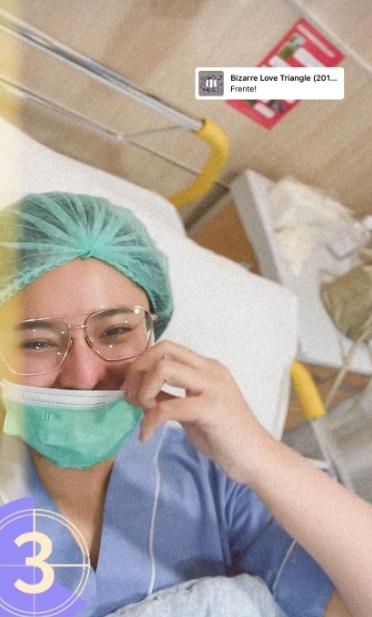 Momen Marshanda Operasi Tumor Payudara. (Instagram/marshanda99)