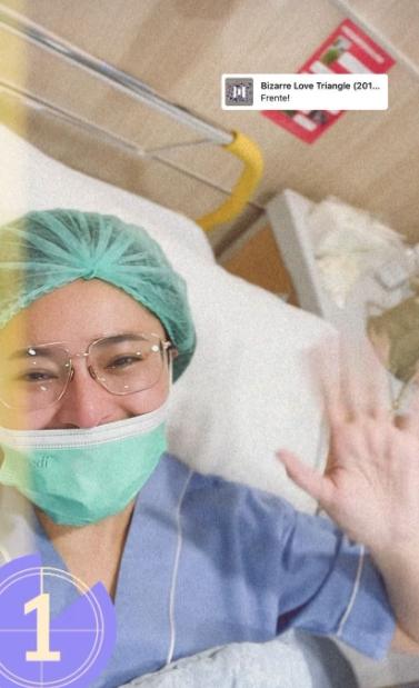 Momen Marshanda Operasi Tumor Payudara. (Instagram/marshanda99)