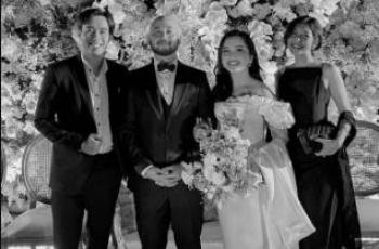 8 Gaya Artis di Pernikahan Rachel Amanda, Kompak dengan Outfit Netral