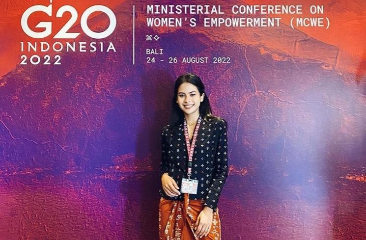 Potret Maudy Ayunda Jadi Juru Bicara di KTT G20 (Instagram/maudyayunda)