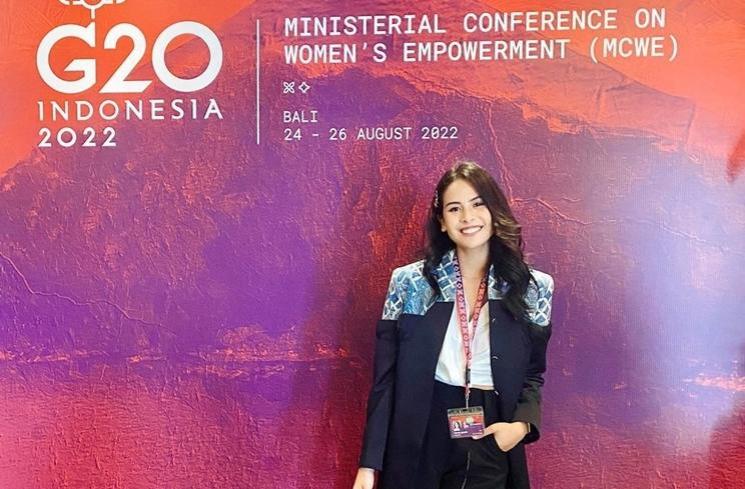 Potret Maudy Ayunda Jadi Juru Bicara di KTT G20 (Instagram/maudyayunda)