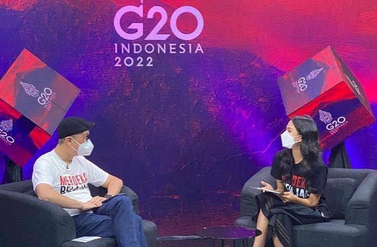 Potret Maudy Ayunda Jadi Juru Bicara di KTT G20 (Instagram/maudyayunda)