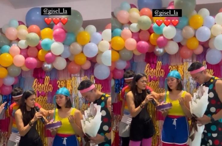 Momen Kejutan Ultah Gisella Anastasia (instagram/@gisel_la)