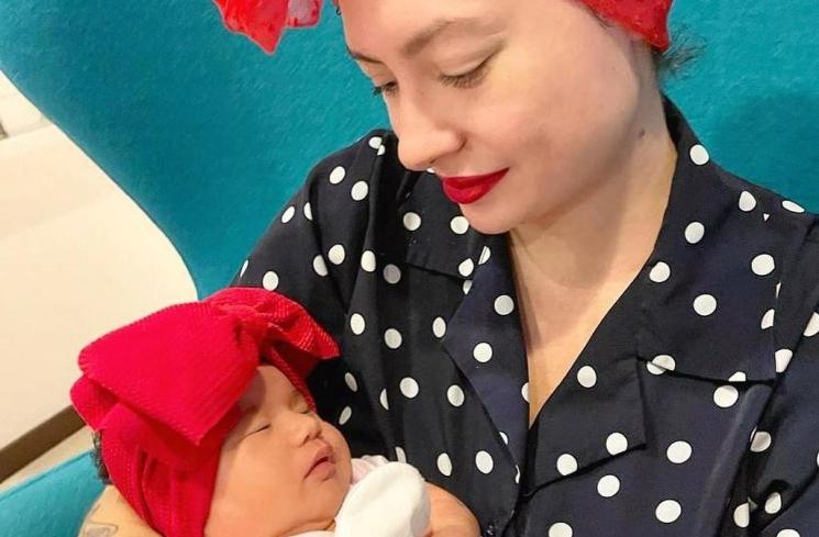 Potret terbaru Baby Millie putri Derby Romero. (Instagram/derbyromero)