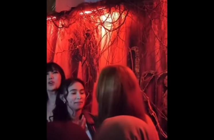 Lucinta Luna dan Isa Zega berkelahi (Instagram/@lambe_danu_official99)
