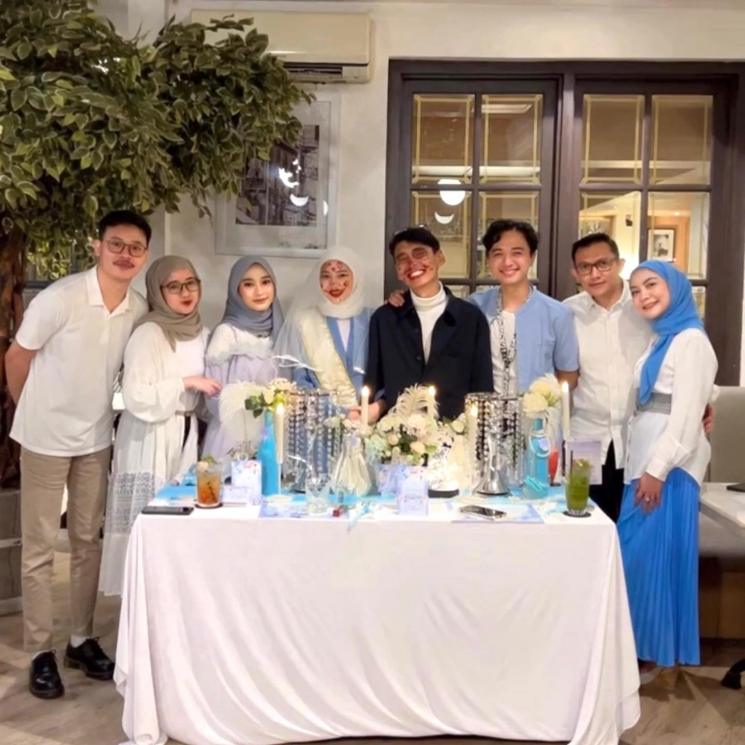 Bridal shower Ira Dahlia kakak ipar Lesti Kejora. (Instagram/@raraiddd)