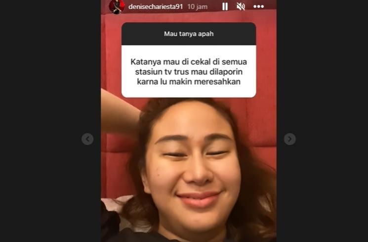 Denise Chariesta tak takut dicekal TV. (Instagram/@denisechariesta91)