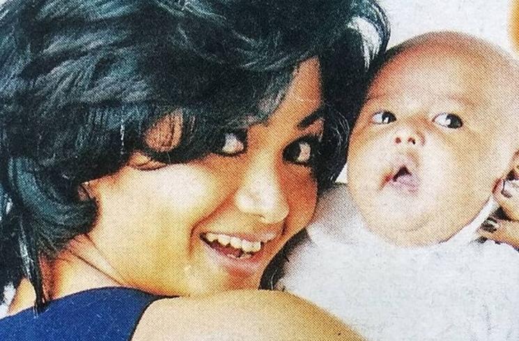 Potret lawas artis bareng anak (Instagram/@diky.rahmayadi)
