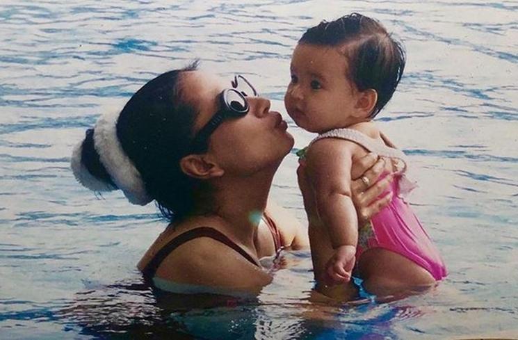Potret lawas artis bareng anak (Instagram/@stephaniepoetri)