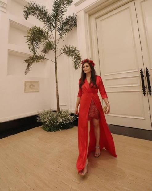 Gaya Artis Jadi Bridesmaid. (Instagram/wulanguritno)