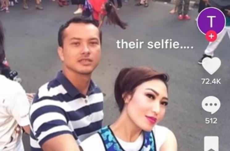 Pria Tampan yang Pernah Berhubungan dengan Ayu Dewi. (TikTok @justthrowbackkey)