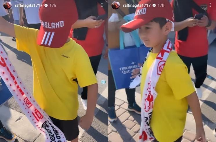 Outfit Rafathar di Qatar (instagram/@raffinagita1717)