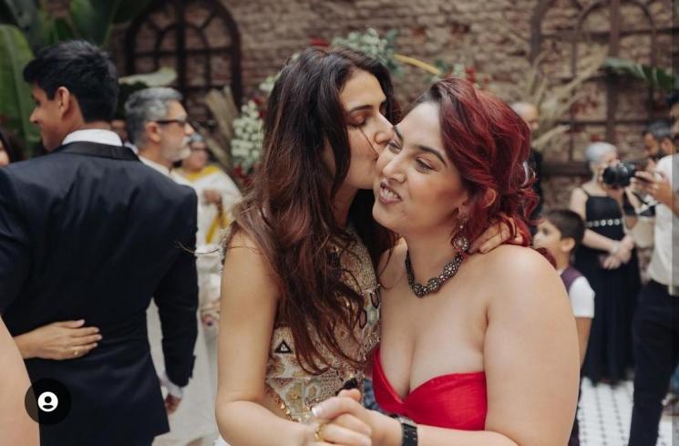 Fatima Sana Saikh di acara tunangan Ira Khan (Instagram/@fatimasanashaikh)