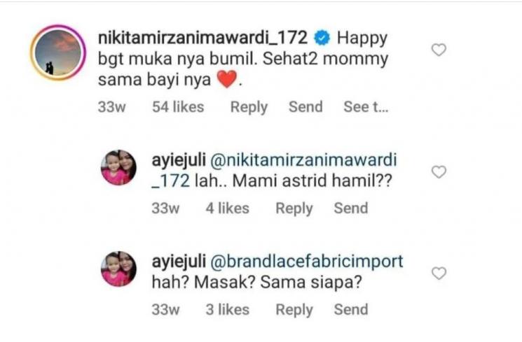 Nikita Mirzani diduga tahu dari lama Denise Chariesta hamil (Instagram/@lambe_danu_official99)