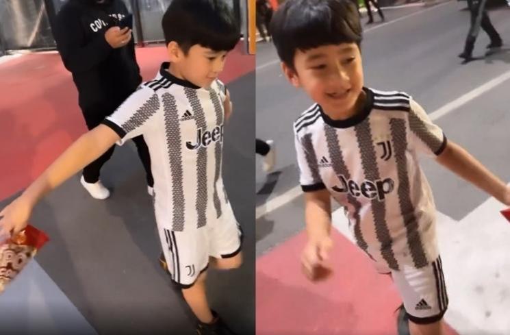 Outfit Rafathar di Qatar (instagram/@raffinagita1717)