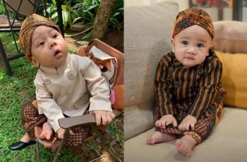 Gemas! 10 Potret Bayi Artis Pakai Blangkon, Ada Baby Leslar sampai Cipung