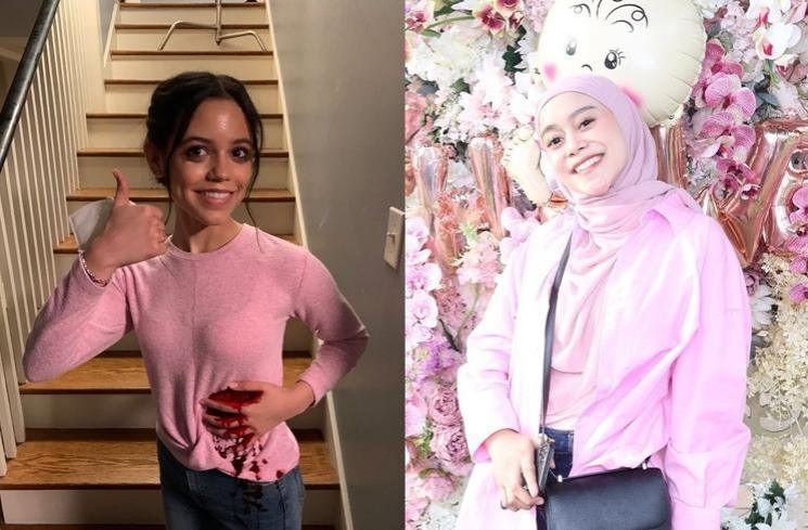 Adu Gaya Jenna Ortega dan Lesti Kejora (instagram/@jennaortega/@lestykejora)