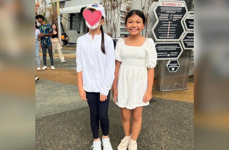 Momen Aisha Anak Denada Liburan di Universal Studio Singapura. (Instagram/denadaindonesia)