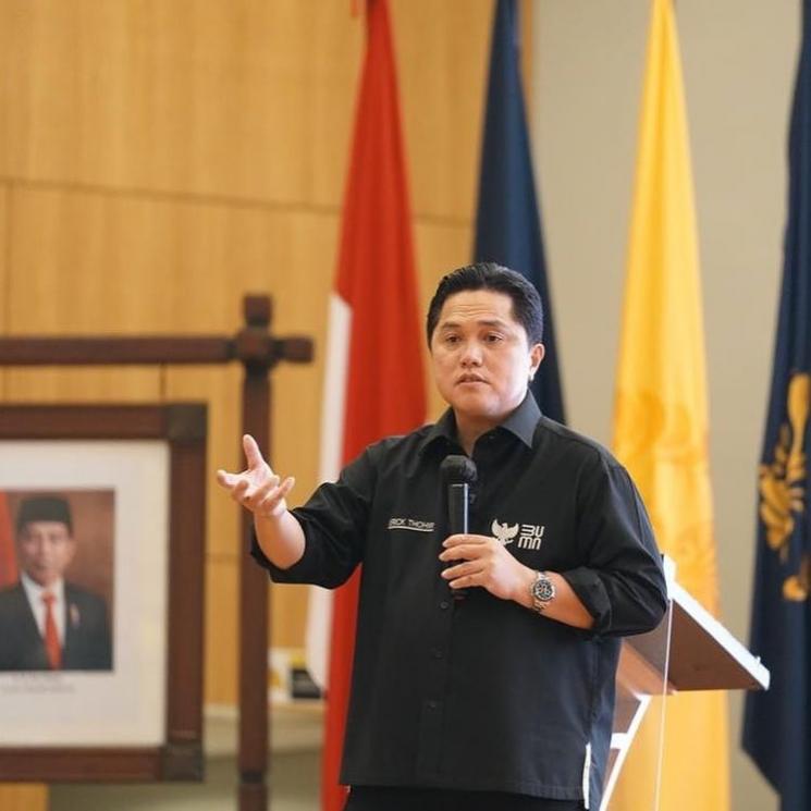 Deretan Menteri Inspeksi Rumah Erina Gudono hingga Lokasi Pernikahan. (Instagram/erickthohir)