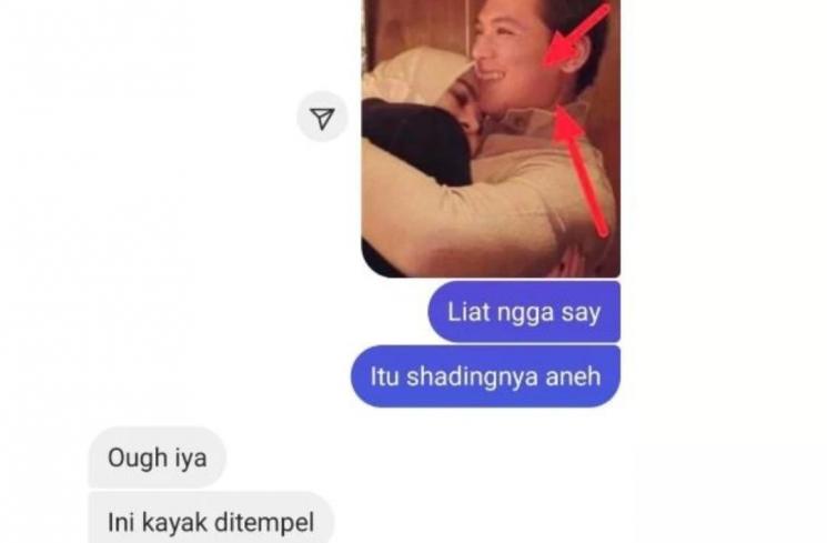 foto mesra Syahrini dan Reino Barack diduga editan (Instagram/@conglie_willlneverdie)