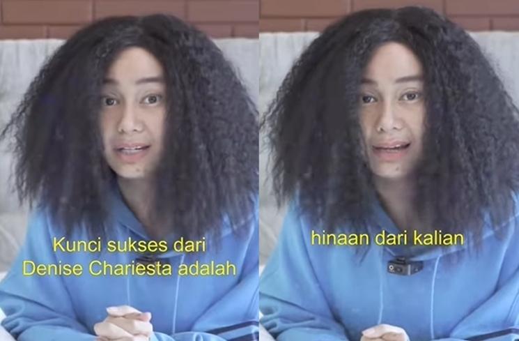 Potret Aksi Nyeleneh Denise Cariesta (Instagram/@denisechariesta91)